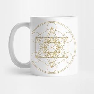 Metraton's Cube in Gold Mug